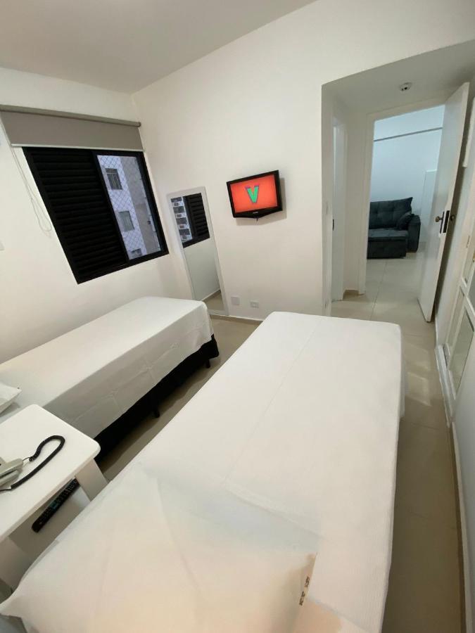 Flat no centro Gonzaga próximo à praia - Santos/SP Santos  Exterior foto